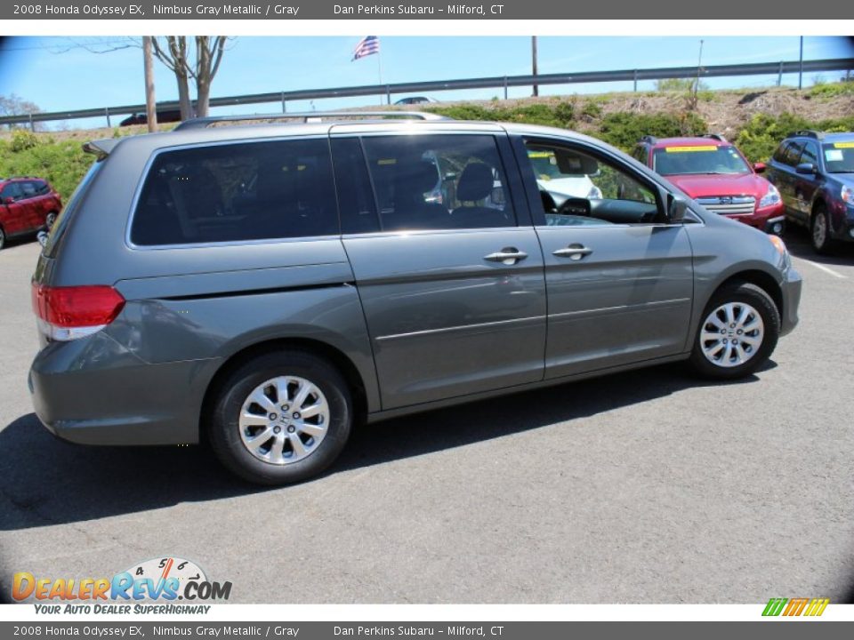2008 Honda Odyssey EX Nimbus Gray Metallic / Gray Photo #4