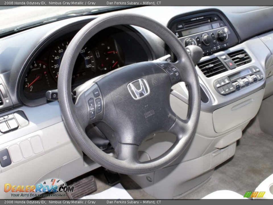 2008 Honda Odyssey EX Nimbus Gray Metallic / Gray Photo #5