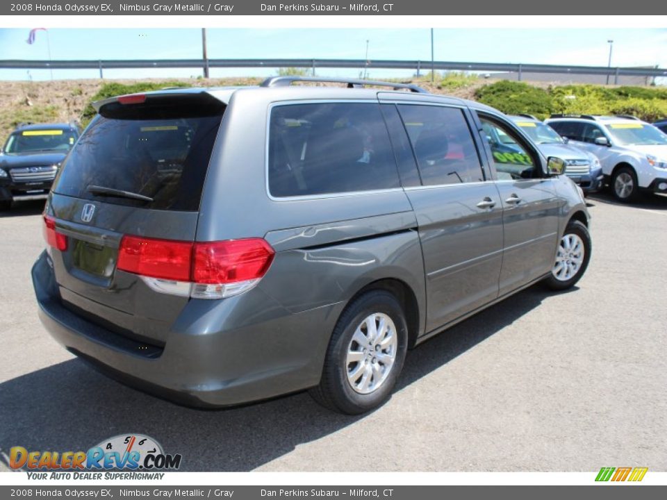 2008 Honda Odyssey EX Nimbus Gray Metallic / Gray Photo #6
