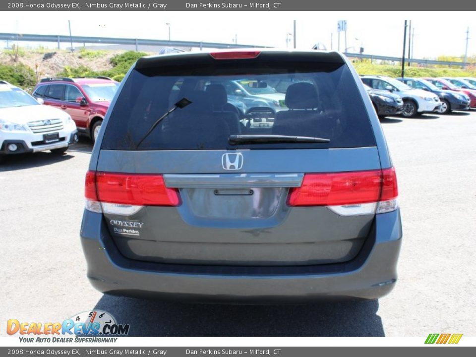 2008 Honda Odyssey EX Nimbus Gray Metallic / Gray Photo #7