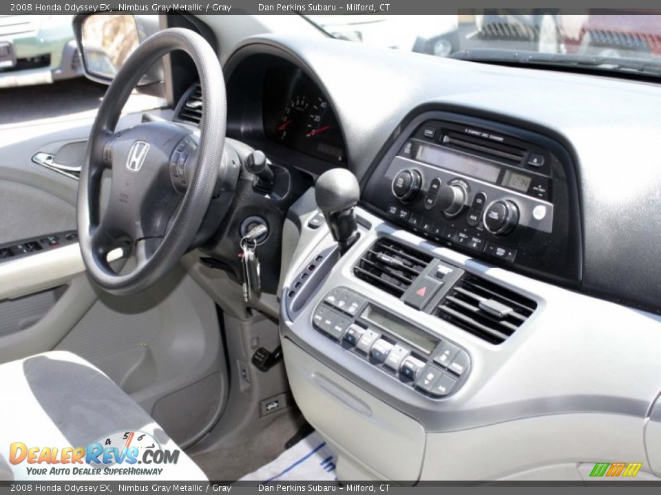 2008 Honda Odyssey EX Nimbus Gray Metallic / Gray Photo #9