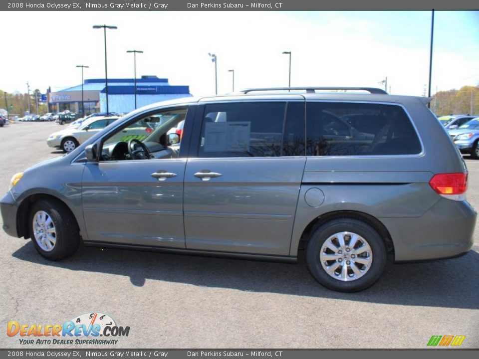 2008 Honda Odyssey EX Nimbus Gray Metallic / Gray Photo #11