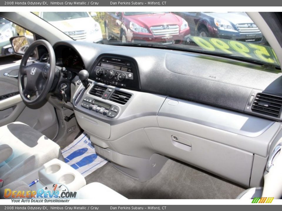 2008 Honda Odyssey EX Nimbus Gray Metallic / Gray Photo #12