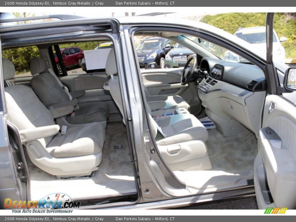 2008 Honda Odyssey EX Nimbus Gray Metallic / Gray Photo #16