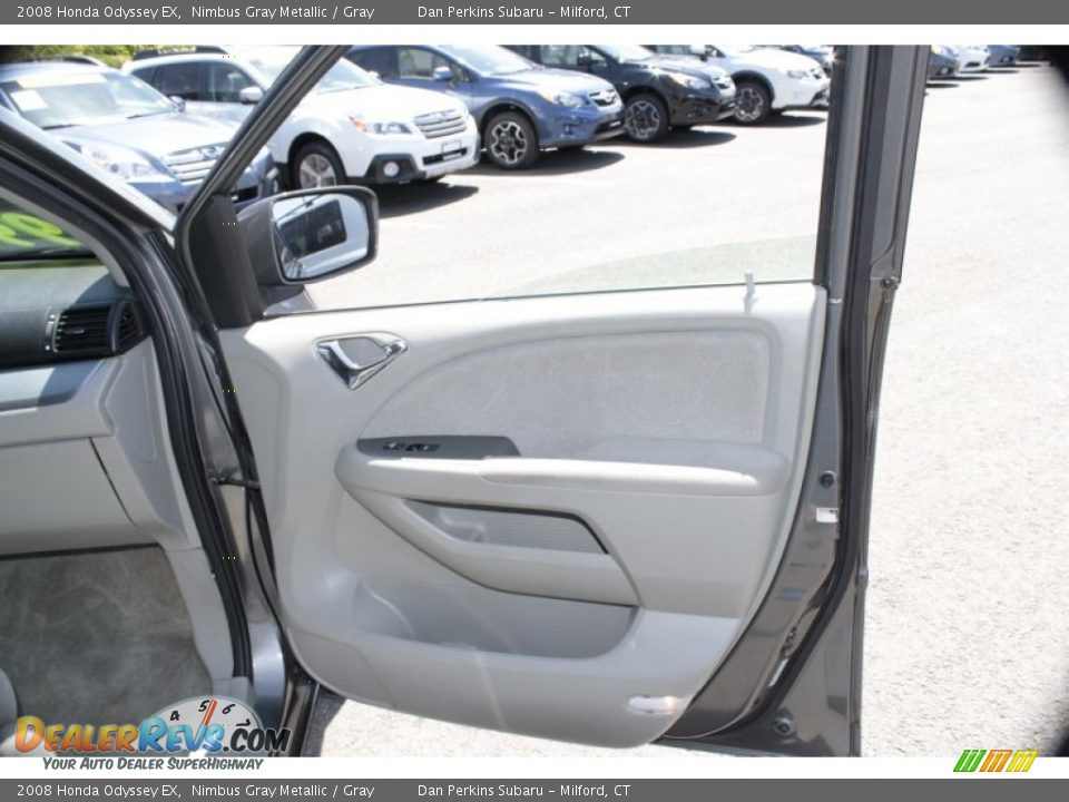 2008 Honda Odyssey EX Nimbus Gray Metallic / Gray Photo #18