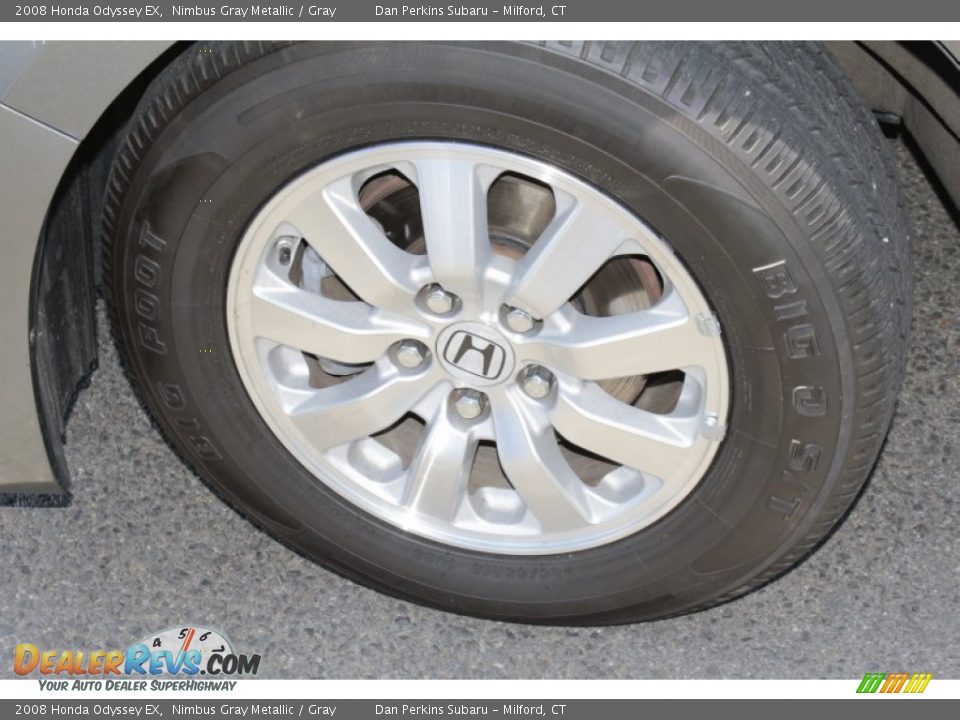 2008 Honda Odyssey EX Nimbus Gray Metallic / Gray Photo #19