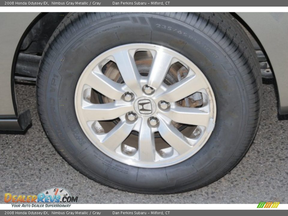 2008 Honda Odyssey EX Nimbus Gray Metallic / Gray Photo #20