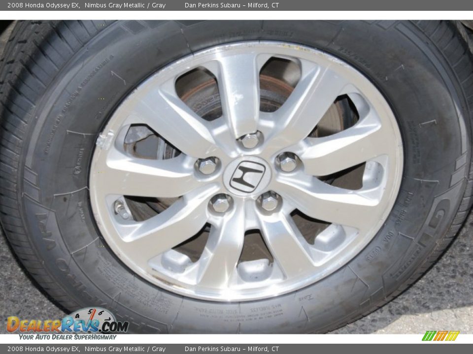 2008 Honda Odyssey EX Nimbus Gray Metallic / Gray Photo #21