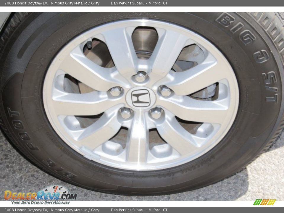 2008 Honda Odyssey EX Nimbus Gray Metallic / Gray Photo #22