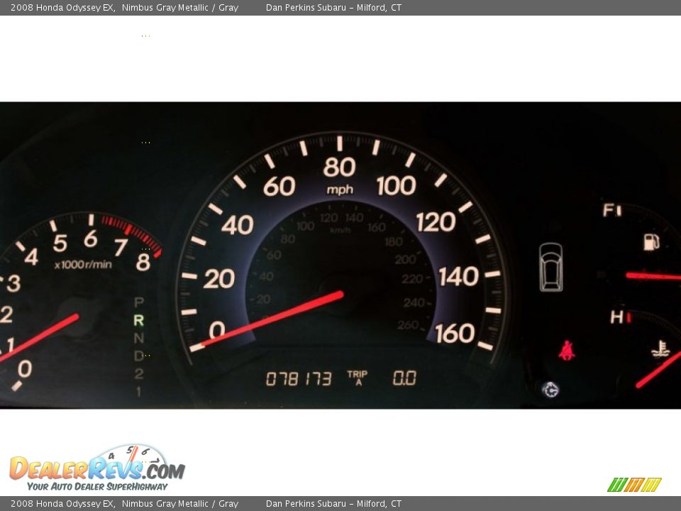 2008 Honda Odyssey EX Nimbus Gray Metallic / Gray Photo #23