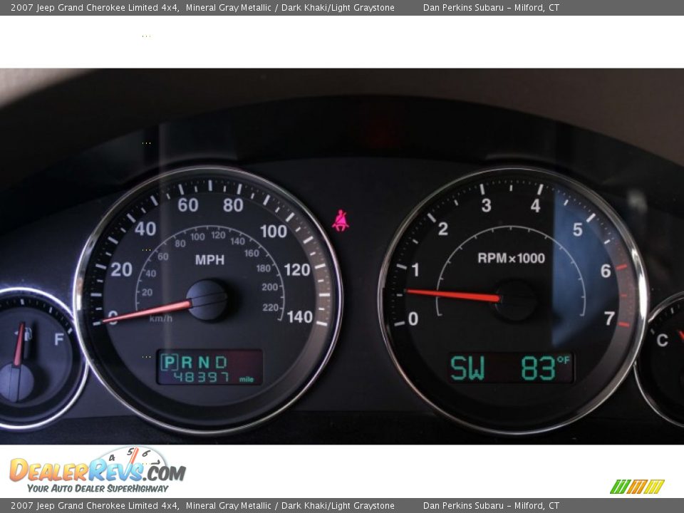 2007 Jeep Grand Cherokee Limited 4x4 Mineral Gray Metallic / Dark Khaki/Light Graystone Photo #15