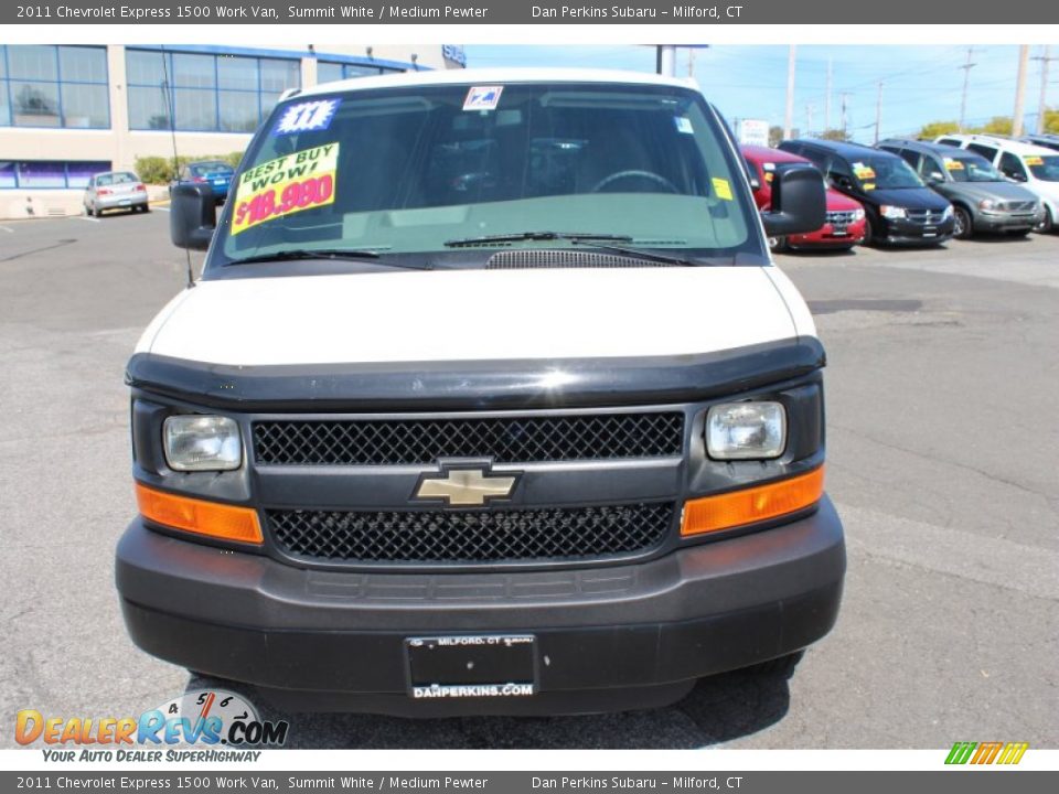 2011 Chevrolet Express 1500 Work Van Summit White / Medium Pewter Photo #2