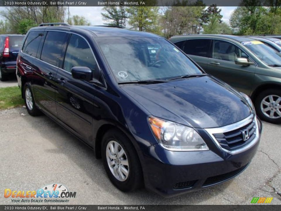 2010 Honda Odyssey EX Bali Blue Pearl / Gray Photo #1