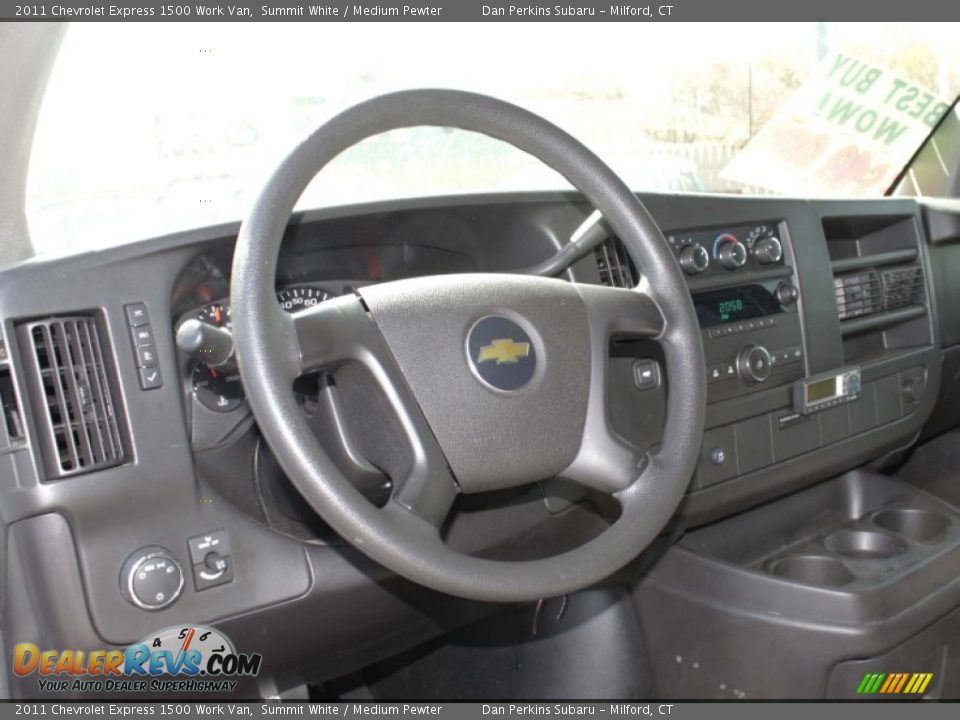 2011 Chevrolet Express 1500 Work Van Summit White / Medium Pewter Photo #5