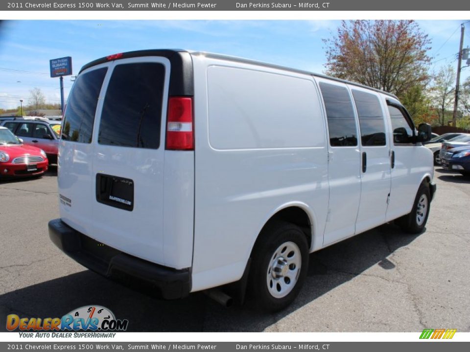 2011 Chevrolet Express 1500 Work Van Summit White / Medium Pewter Photo #6