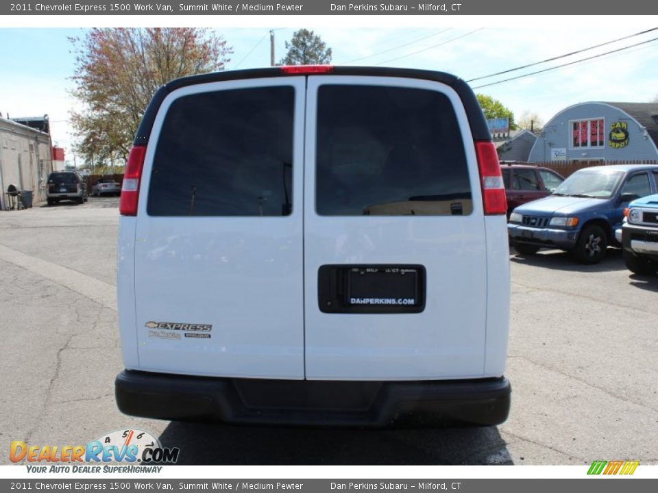 2011 Chevrolet Express 1500 Work Van Summit White / Medium Pewter Photo #10