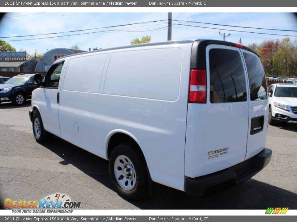 2011 Chevrolet Express 1500 Work Van Summit White / Medium Pewter Photo #11