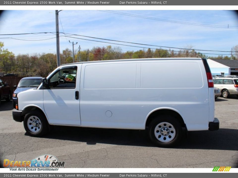 2011 Chevrolet Express 1500 Work Van Summit White / Medium Pewter Photo #12