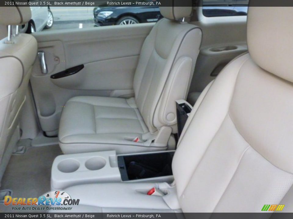 2011 Nissan Quest 3.5 SL Black Amethyst / Beige Photo #5