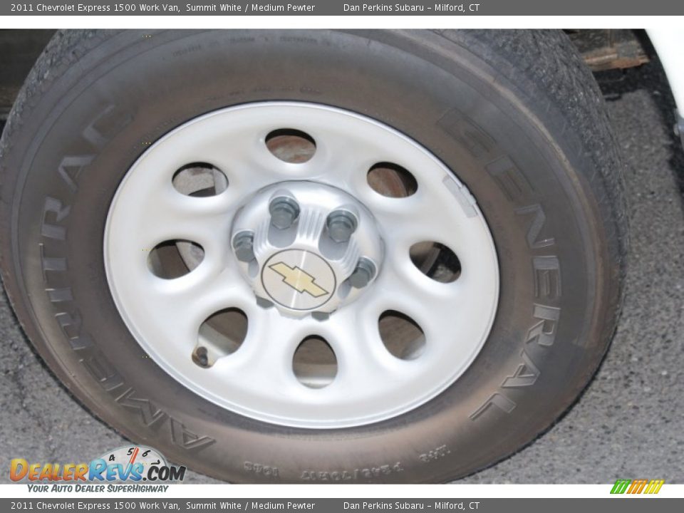 2011 Chevrolet Express 1500 Work Van Summit White / Medium Pewter Photo #18