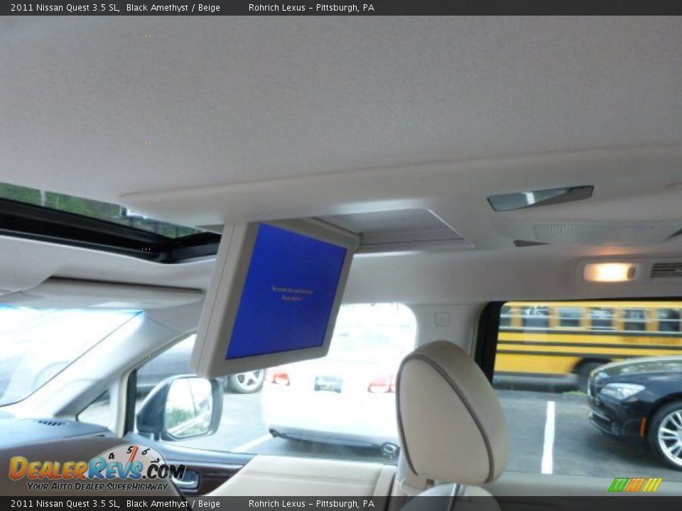 2011 Nissan Quest 3.5 SL Black Amethyst / Beige Photo #7