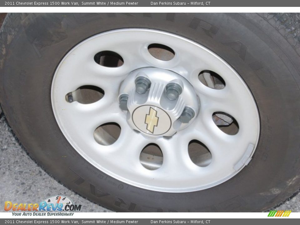 2011 Chevrolet Express 1500 Work Van Summit White / Medium Pewter Photo #20