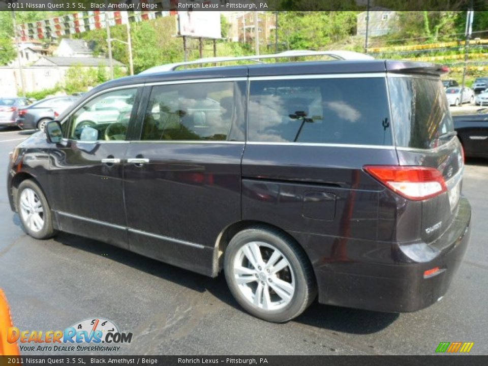 2011 Nissan Quest 3.5 SL Black Amethyst / Beige Photo #9