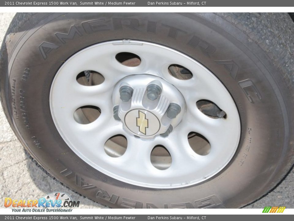 2011 Chevrolet Express 1500 Work Van Summit White / Medium Pewter Photo #21