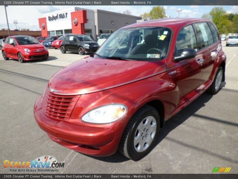 2005 Chrysler PT Cruiser Touring Inferno Red Crystal Pearl / Black Photo #3