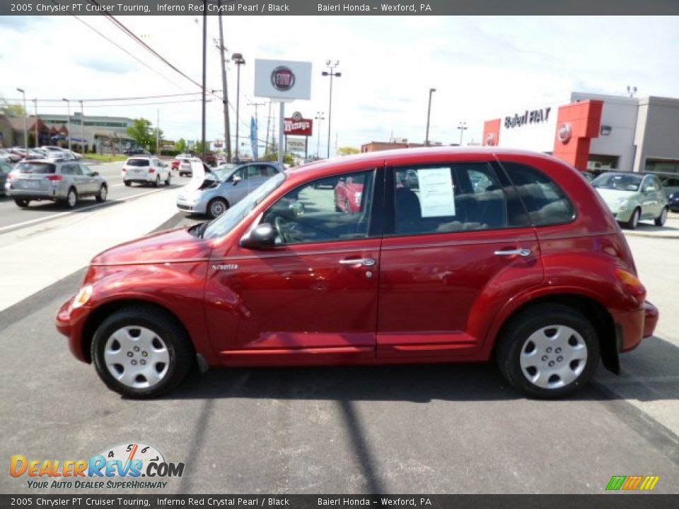 2005 Chrysler PT Cruiser Touring Inferno Red Crystal Pearl / Black Photo #4