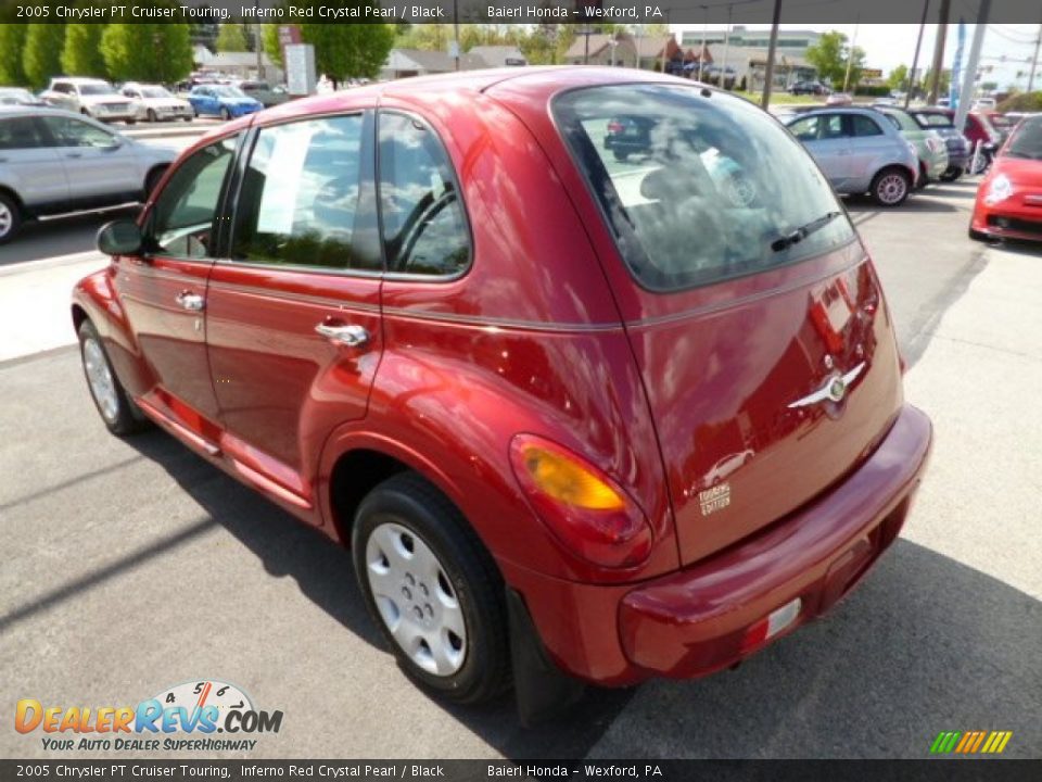 2005 Chrysler PT Cruiser Touring Inferno Red Crystal Pearl / Black Photo #5