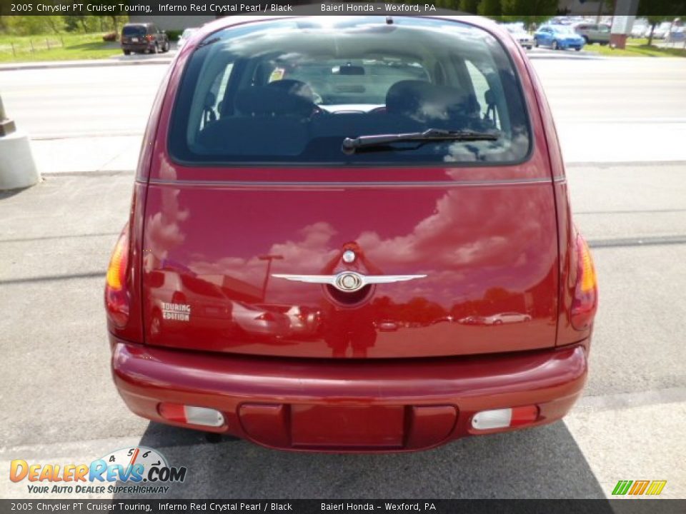 2005 Chrysler PT Cruiser Touring Inferno Red Crystal Pearl / Black Photo #6
