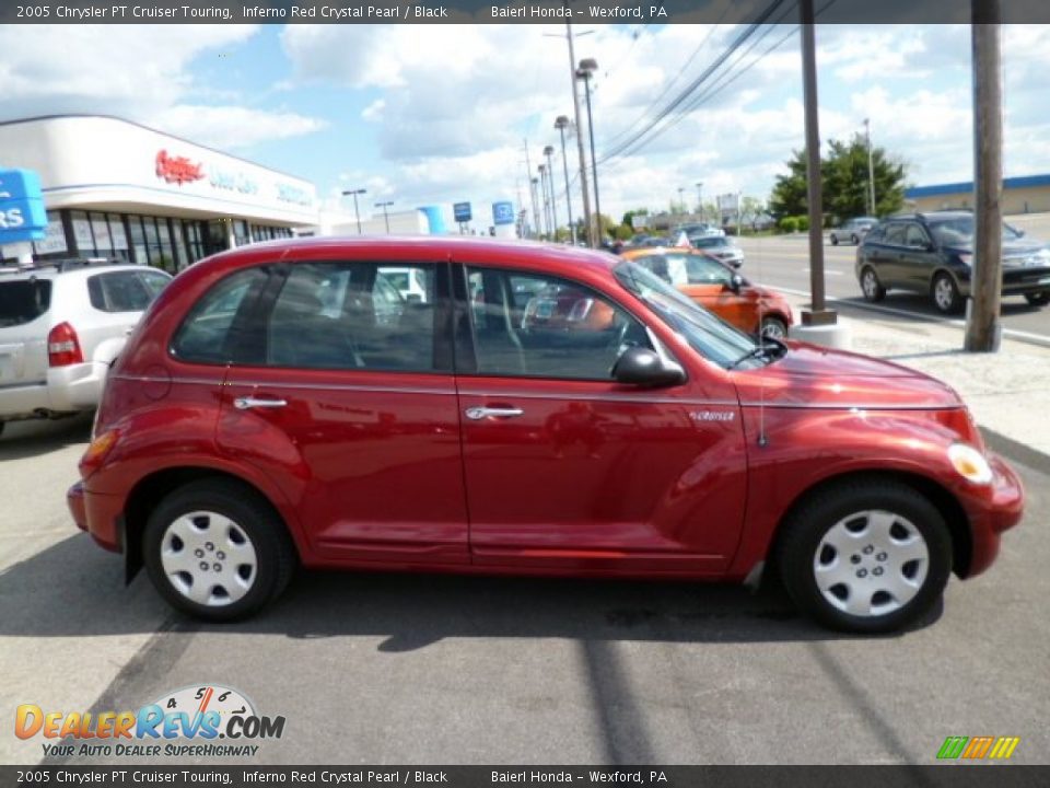 2005 Chrysler PT Cruiser Touring Inferno Red Crystal Pearl / Black Photo #8