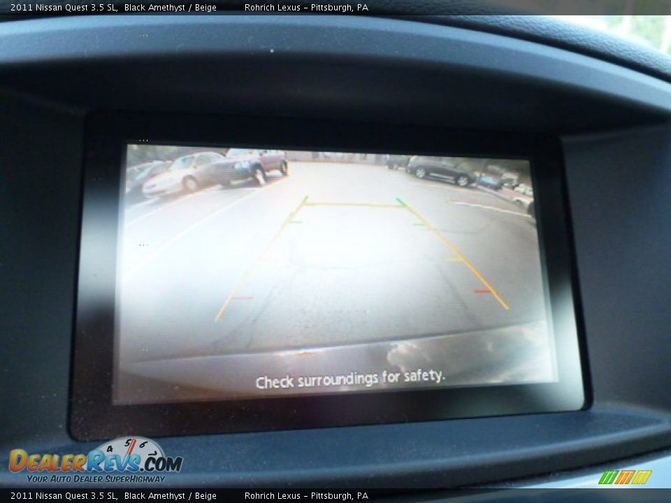 2011 Nissan Quest 3.5 SL Black Amethyst / Beige Photo #18