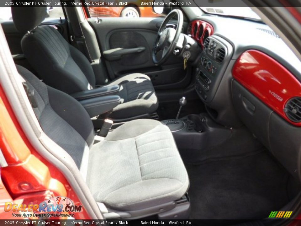 2005 Chrysler PT Cruiser Touring Inferno Red Crystal Pearl / Black Photo #10