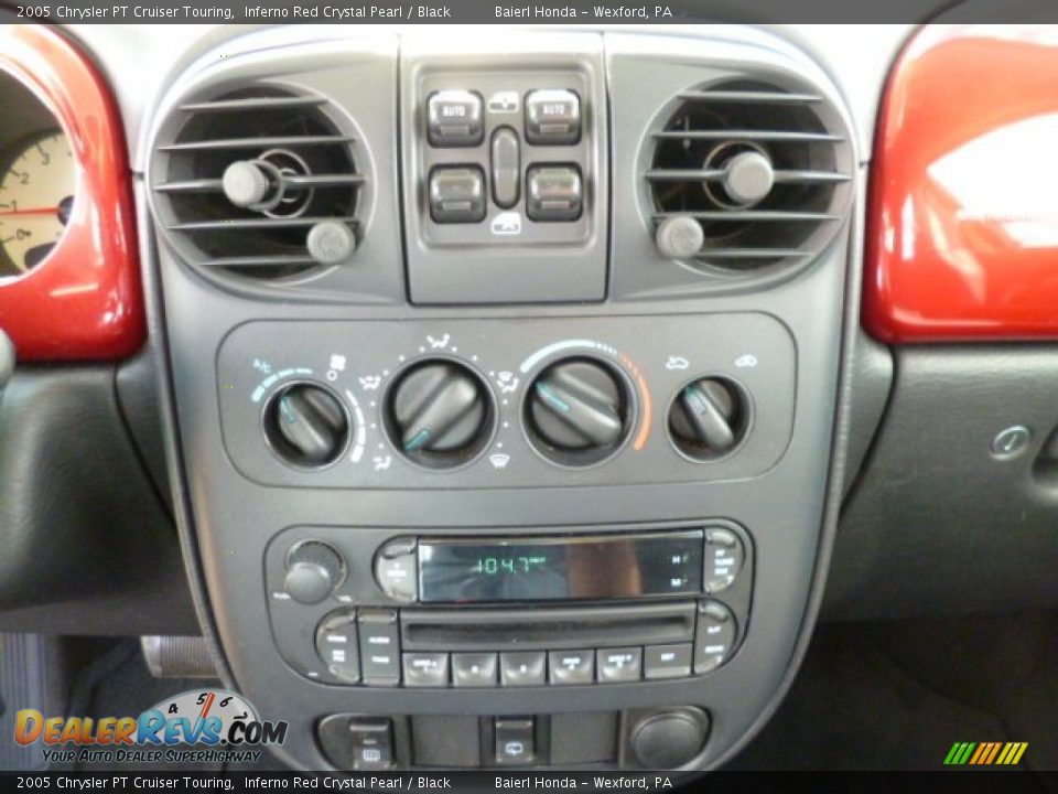 2005 Chrysler PT Cruiser Touring Inferno Red Crystal Pearl / Black Photo #19