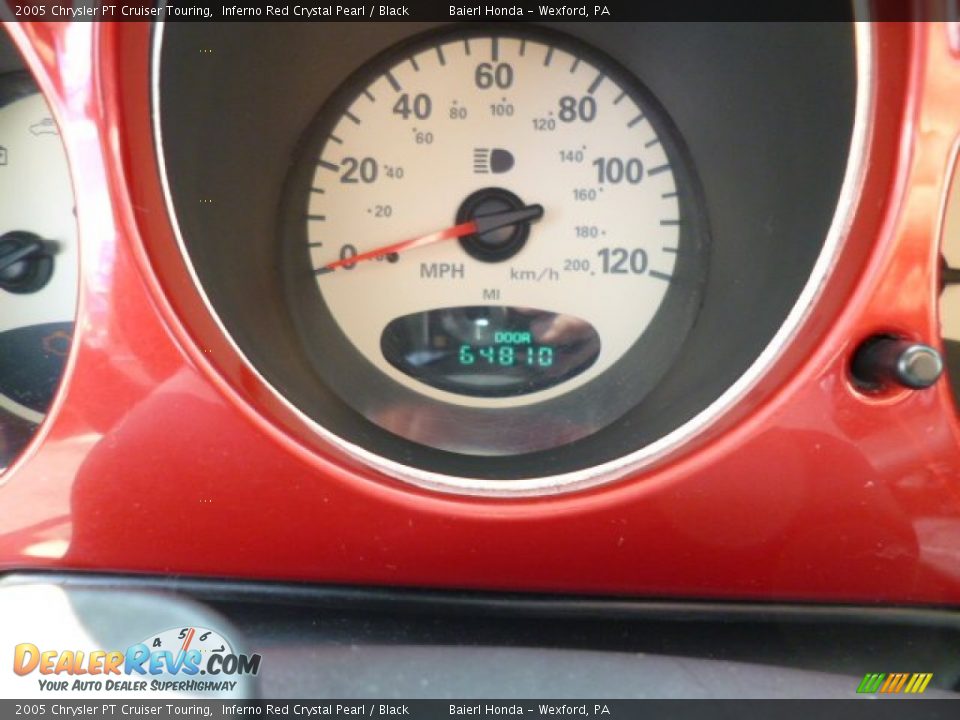 2005 Chrysler PT Cruiser Touring Inferno Red Crystal Pearl / Black Photo #20