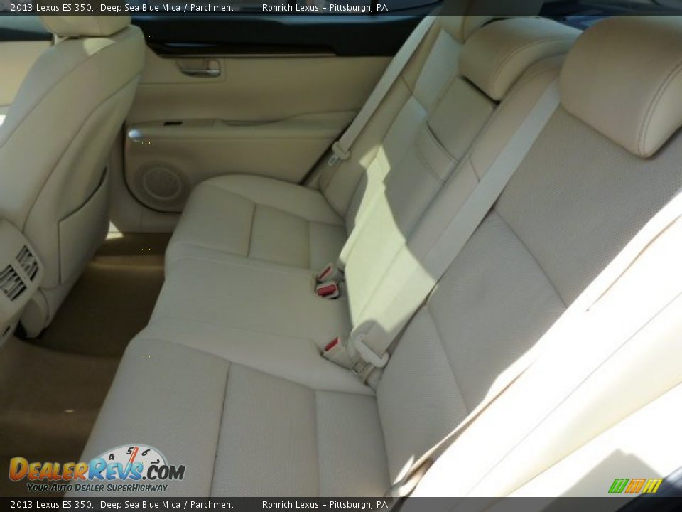 2013 Lexus ES 350 Deep Sea Blue Mica / Parchment Photo #11