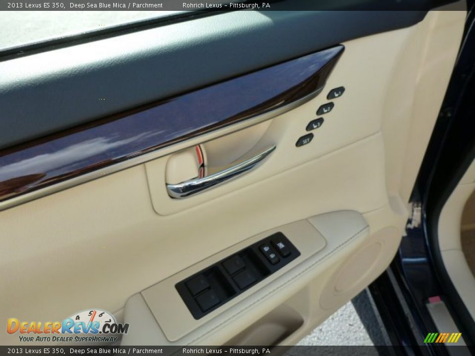 2013 Lexus ES 350 Deep Sea Blue Mica / Parchment Photo #14