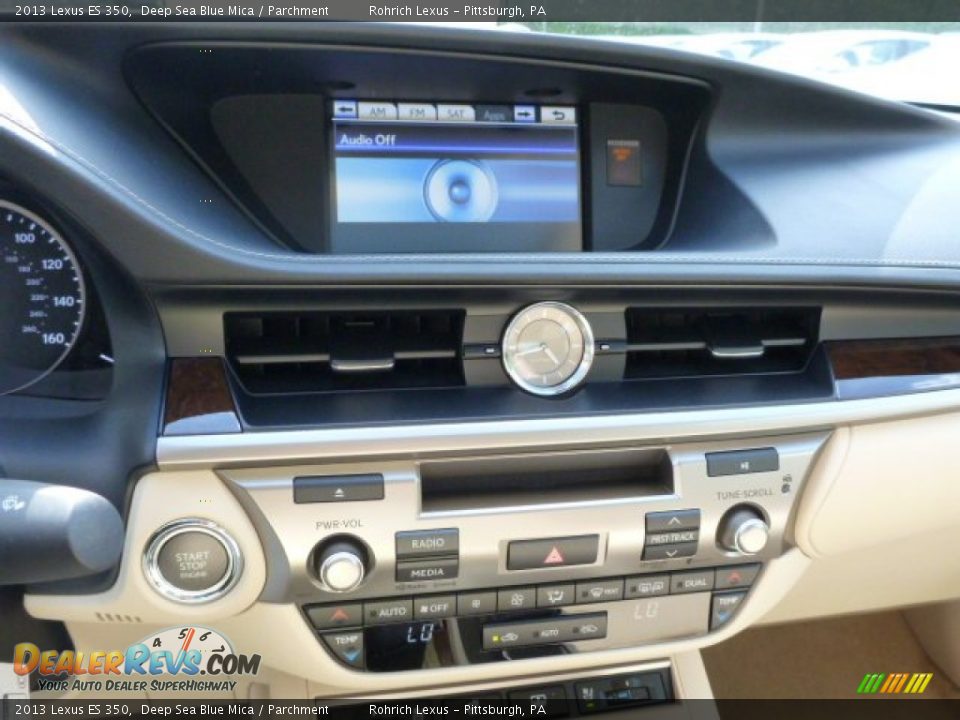 2013 Lexus ES 350 Deep Sea Blue Mica / Parchment Photo #18