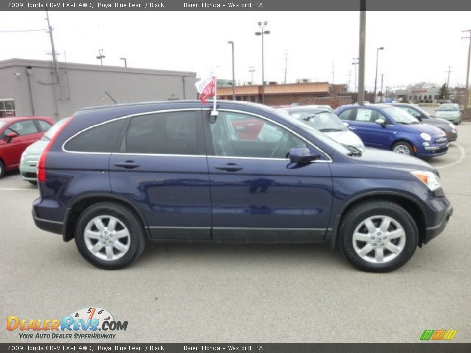 Royal Blue Pearl 2009 Honda CR-V EX-L 4WD Photo #8