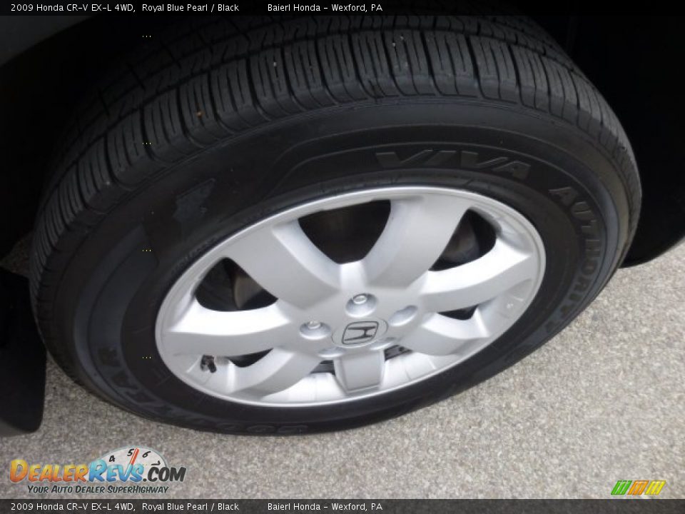 2009 Honda CR-V EX-L 4WD Royal Blue Pearl / Black Photo #9