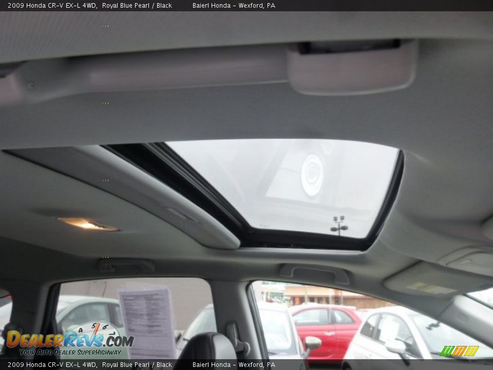 2009 Honda CR-V EX-L 4WD Royal Blue Pearl / Black Photo #11