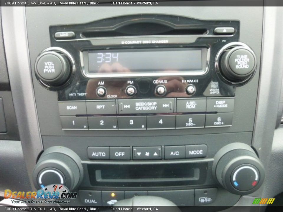 Controls of 2009 Honda CR-V EX-L 4WD Photo #19
