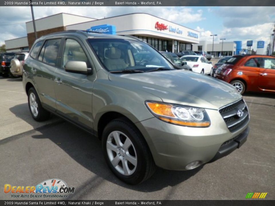 2009 Hyundai Santa Fe Limited 4WD Natural Khaki / Beige Photo #1