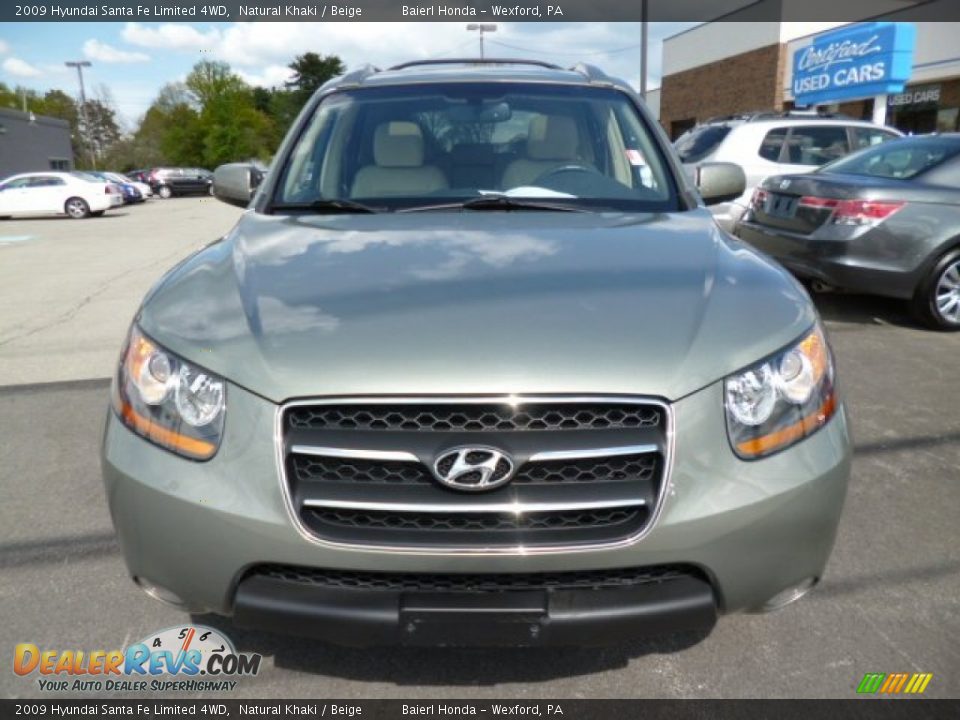 2009 Hyundai Santa Fe Limited 4WD Natural Khaki / Beige Photo #2
