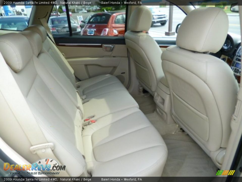 2009 Hyundai Santa Fe Limited 4WD Natural Khaki / Beige Photo #12