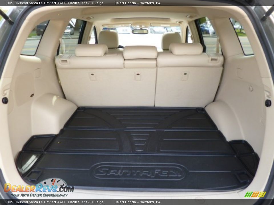 2009 Hyundai Santa Fe Limited 4WD Natural Khaki / Beige Photo #13