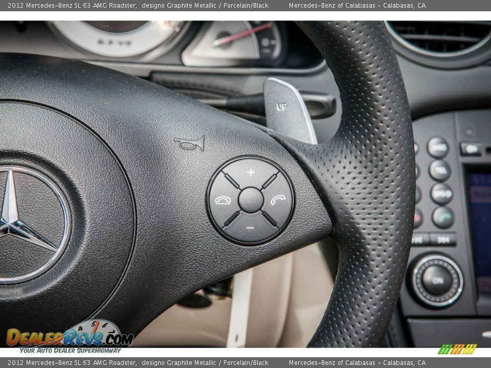 Controls of 2012 Mercedes-Benz SL 63 AMG Roadster Photo #16