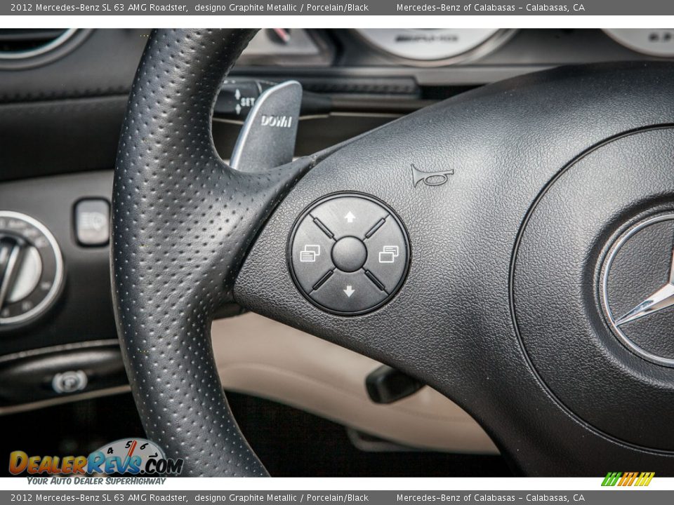 Controls of 2012 Mercedes-Benz SL 63 AMG Roadster Photo #17